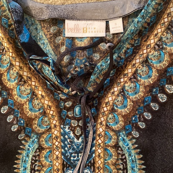 2 poncho type tops by Kim gravel Belle  small - Picture 2 of 7